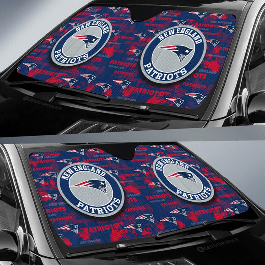 New England Patriots Car Sunshade Custom Car Accessories - Gearcarcover - 2