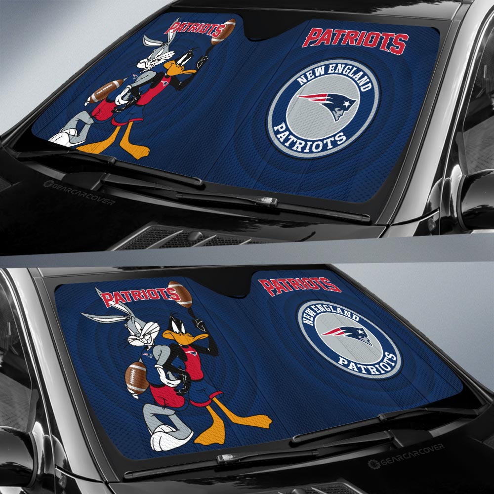 New England Patriots Car Sunshade Custom Car Accessories - Gearcarcover - 2