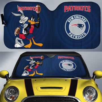 New England Patriots Car Sunshade Custom Car Accessories - Gearcarcover - 1