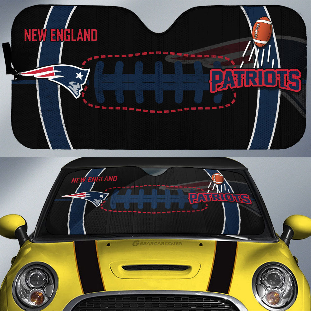 New England Patriots Car Sunshade Custom Car Accessories - Gearcarcover - 1