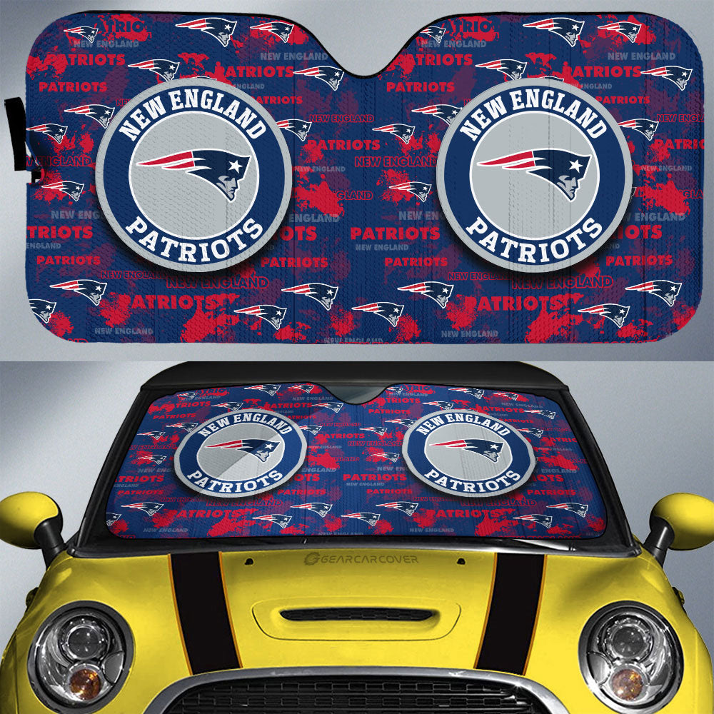 New England Patriots Car Sunshade Custom Car Accessories - Gearcarcover - 1