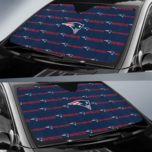 New England Patriots Car Sunshade Sporty Team Collection - Gearcarcover - 2