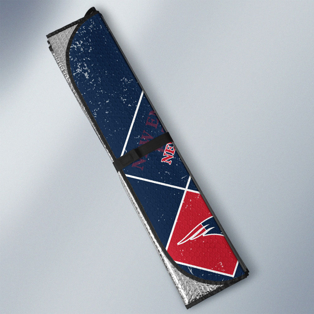 New England Patriots Car Sunshade Sporty Team Collection - Gearcarcover - 3
