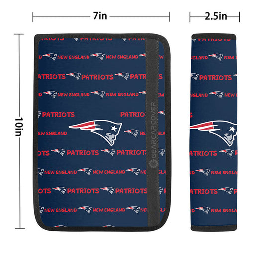 New England Patriots Seat Belt Covers Sporty Team Collection - Gearcarcover - 1
