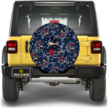 New England Patriots Spare Tire Covers Camera Hole Cartoon Theme Collection - Gearcarcover - 1