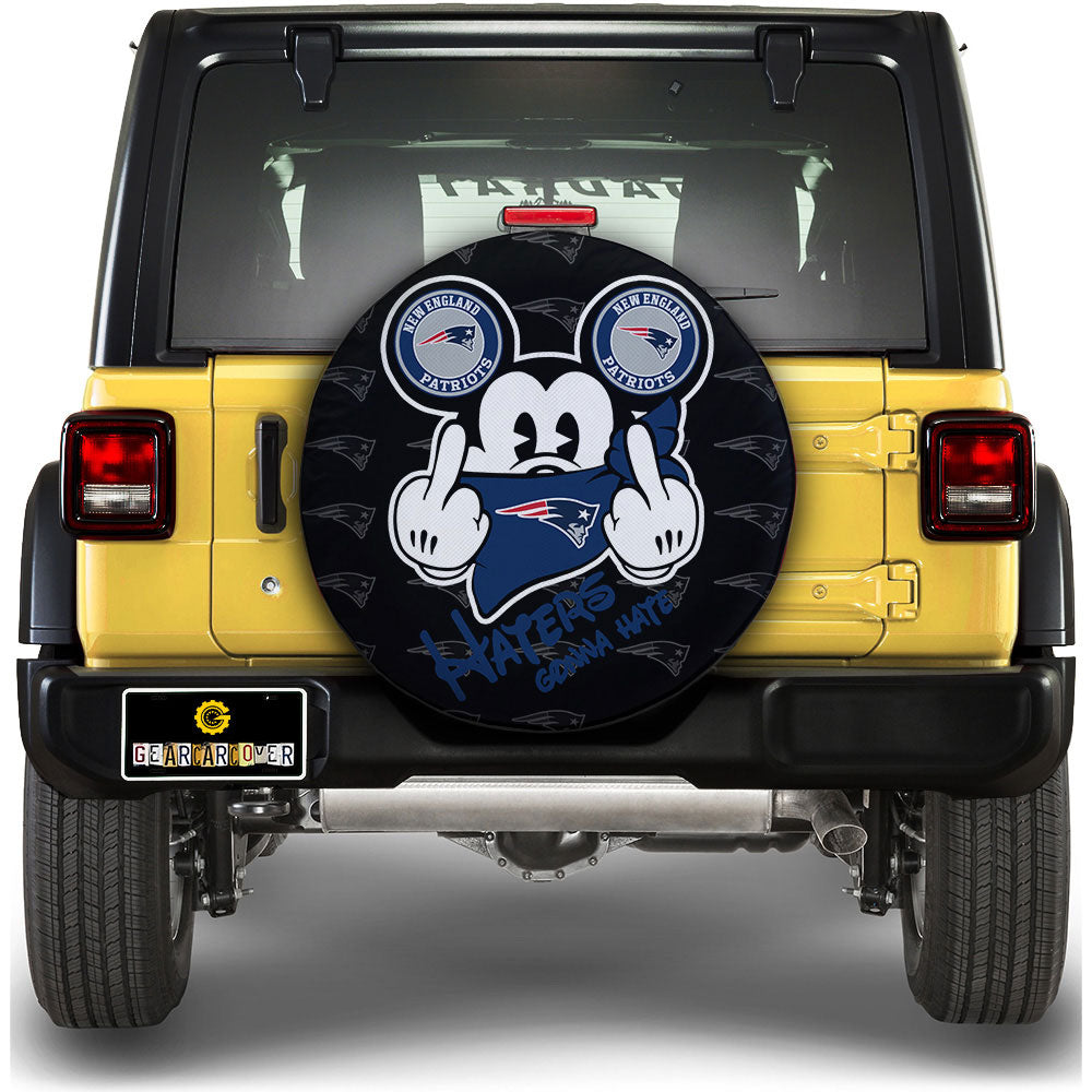 New England Patriots Spare Tire Covers Custom Car Accessories - Gearcarcover - 1