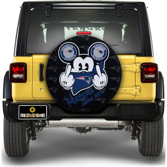 New England Patriots Spare Tire Covers Custom Car Accessories - Gearcarcover - 1