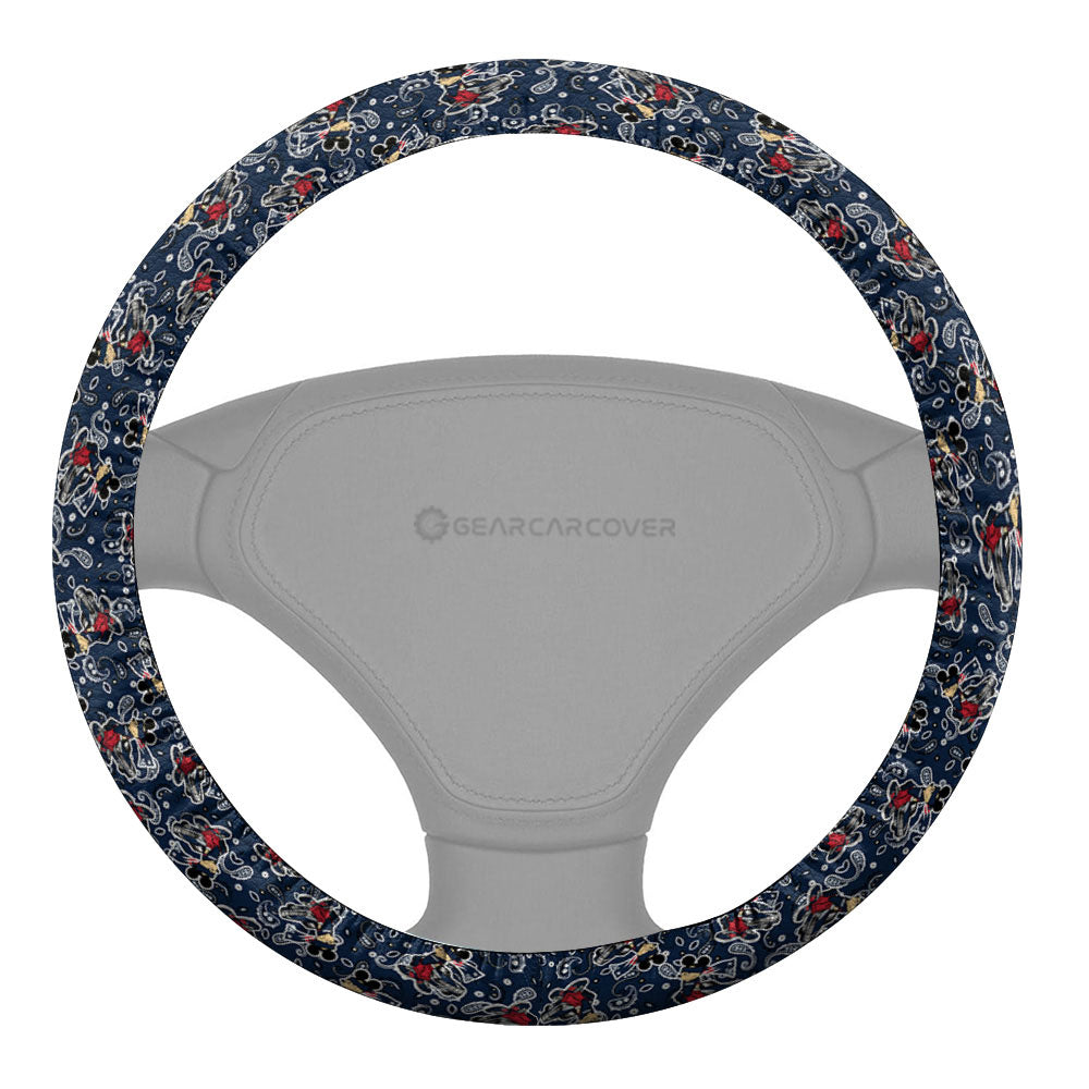 New England Patriots Steering Wheel Cover Cartoon Theme Collection - Gearcarcover - 2