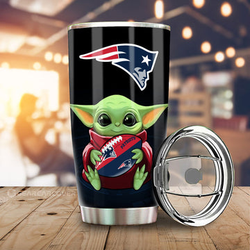 New England Patriots Tumbler Cup Custom Car Accessories For Fan - Gearcarcover - 1