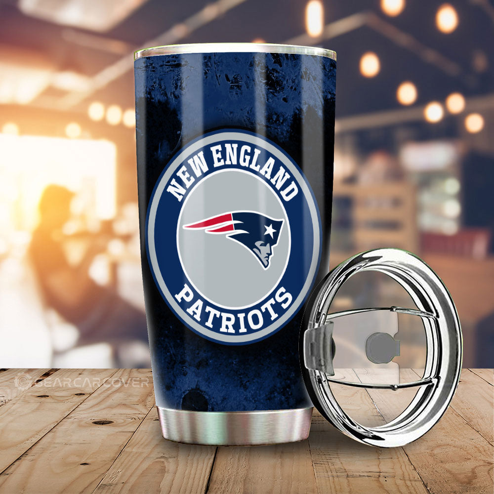 New England Patriots Tumbler Cup Custom Car Accessories - Gearcarcover - 2