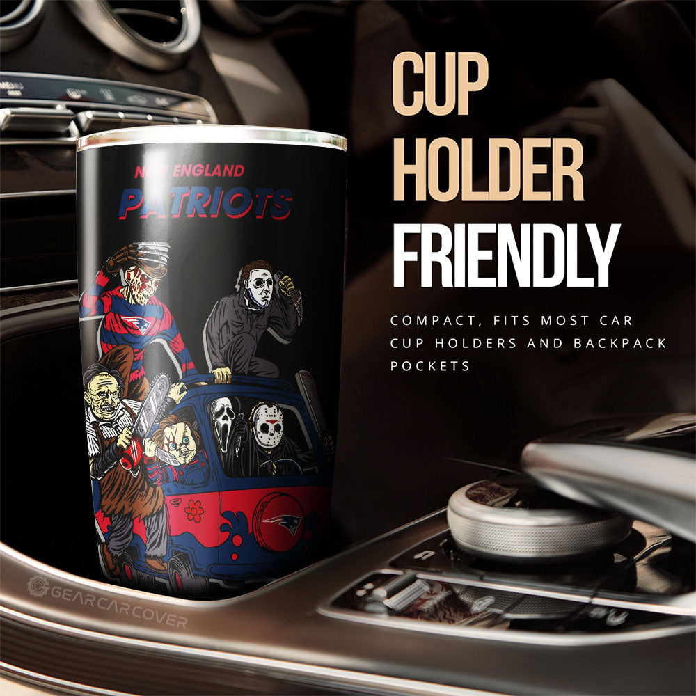 New England Patriots Tumbler Cup Custom Car Accessories - Gearcarcover - 3