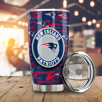 New England Patriots Tumbler Cup Custom Car Accessories - Gearcarcover - 1