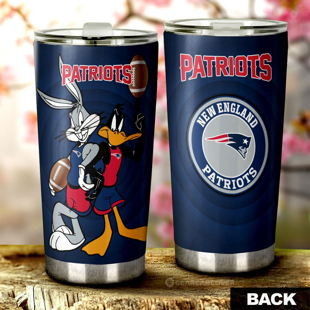 New England Patriots Tumbler Cup Custom Car Accessories - Gearcarcover - 1