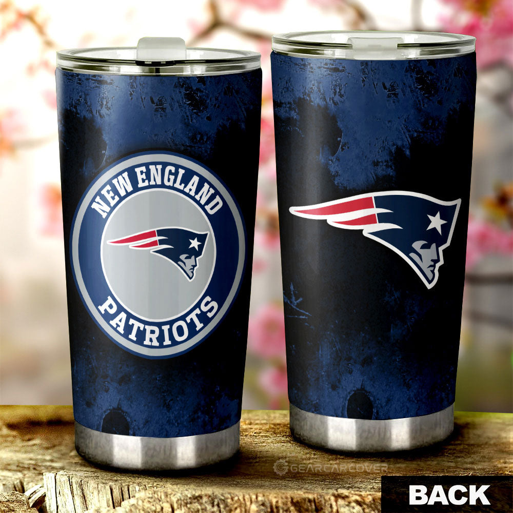 New England Patriots Tumbler Cup Custom Car Accessories - Gearcarcover - 1