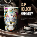 New England Patriots Tumbler Cup Custom Sugar Skull Car Accessories - Gearcarcover - 3