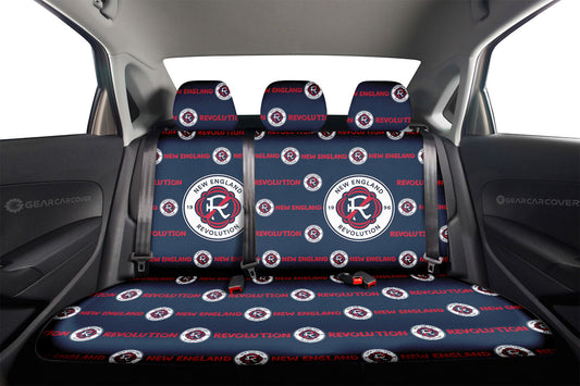 New England Revolution Car Back Seat Covers Sporty Team Collection - Gearcarcover - 2