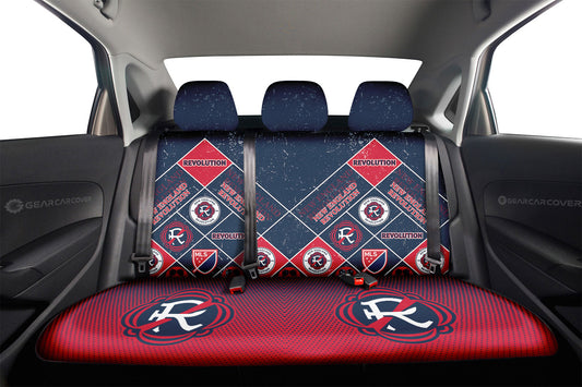 New England Revolution Car Back Seat Covers Sporty Team Collection - Gearcarcover - 2