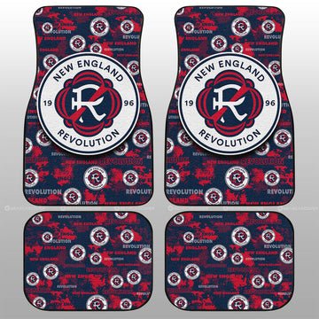 New England Revolution Car Floor Mats Custom Car Accessories - Gearcarcover - 1