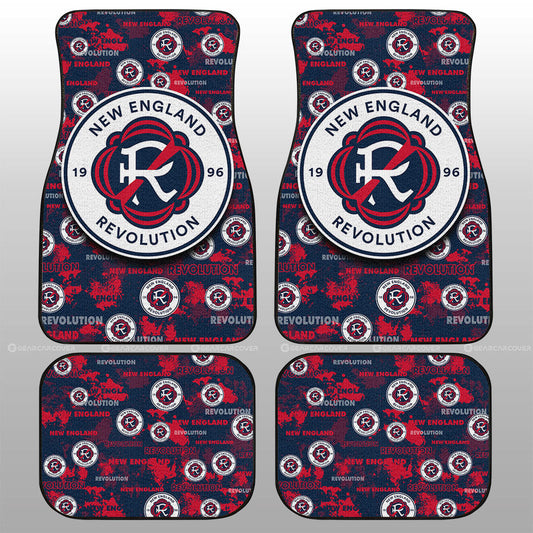 New England Revolution Car Floor Mats Custom Car Accessories - Gearcarcover - 1