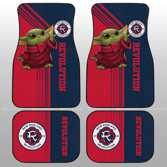 New England Revolution Car Floor Mats Custom Car Accessories - Gearcarcover - 1