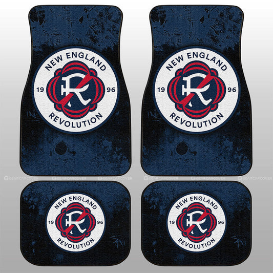 New England Revolution Car Floor Mats Custom Car Accessories - Gearcarcover - 1