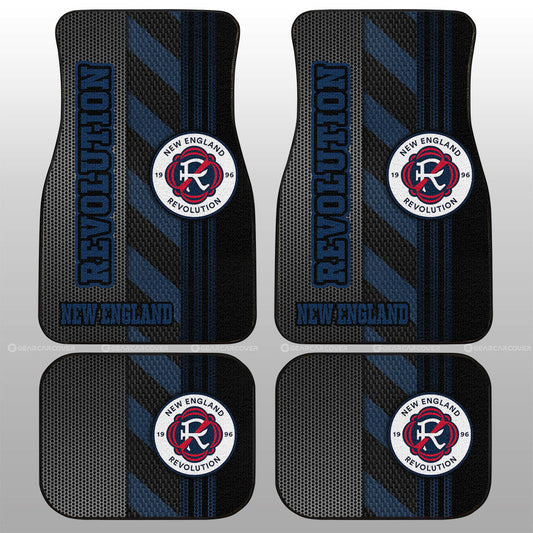 New England Revolution Car Floor Mats Custom Car Accessories - Gearcarcover - 1