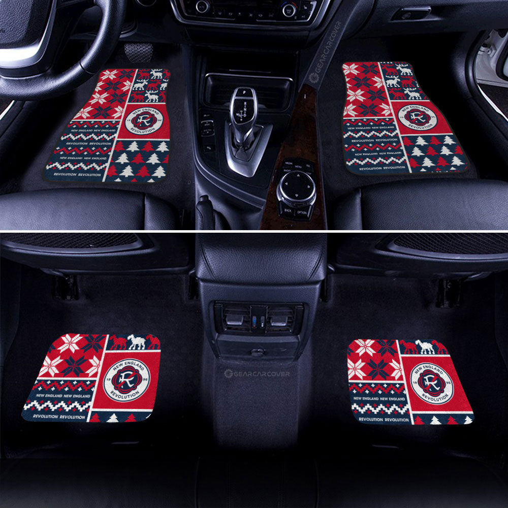 New England Revolution Car Floor Mats Custom Ugly Style Car Accessories - Gearcarcover - 2