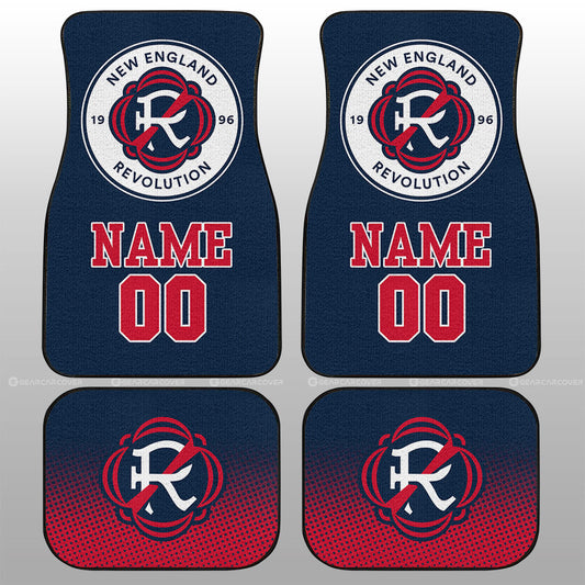 New England Revolution Car Floor Mats Sporty Team Collection - Gearcarcover - 1