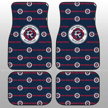 New England Revolution Car Floor Mats Sporty Team Collection - Gearcarcover - 1