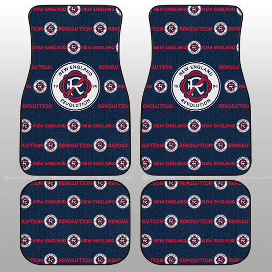 New England Revolution Car Floor Mats Sporty Team Collection - Gearcarcover - 1
