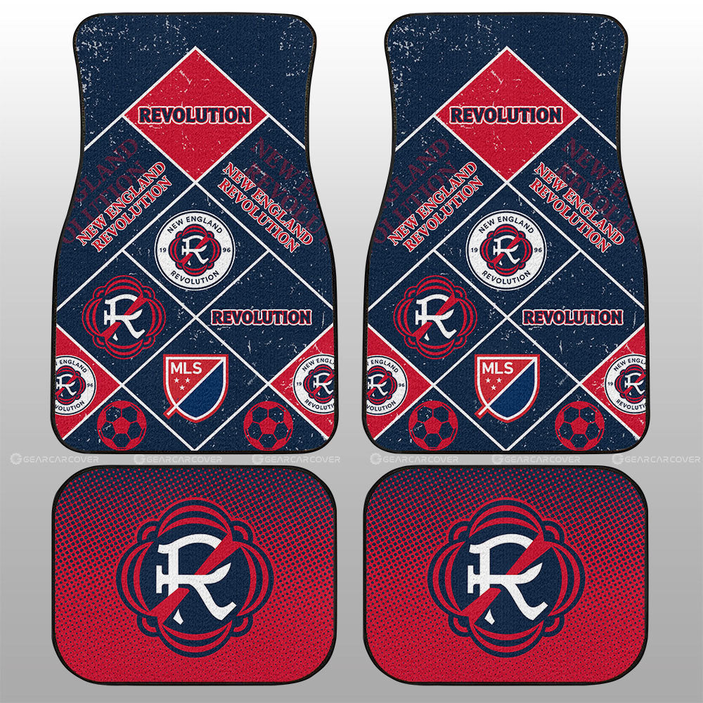 New England Revolution Car Floor Mats Sporty Team Collection - Gearcarcover - 1