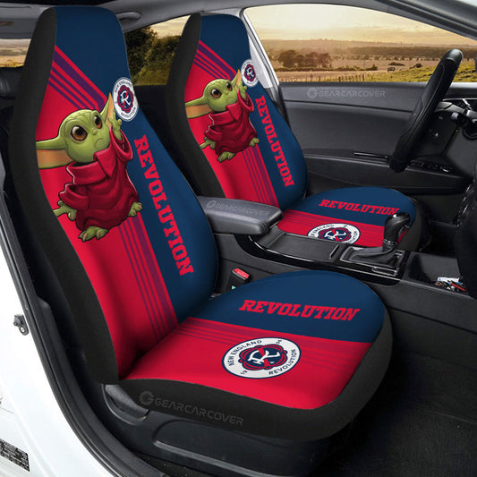 New England Revolution Car Seat Covers Baby Yoda Car Accessories - Gearcarcover - 2