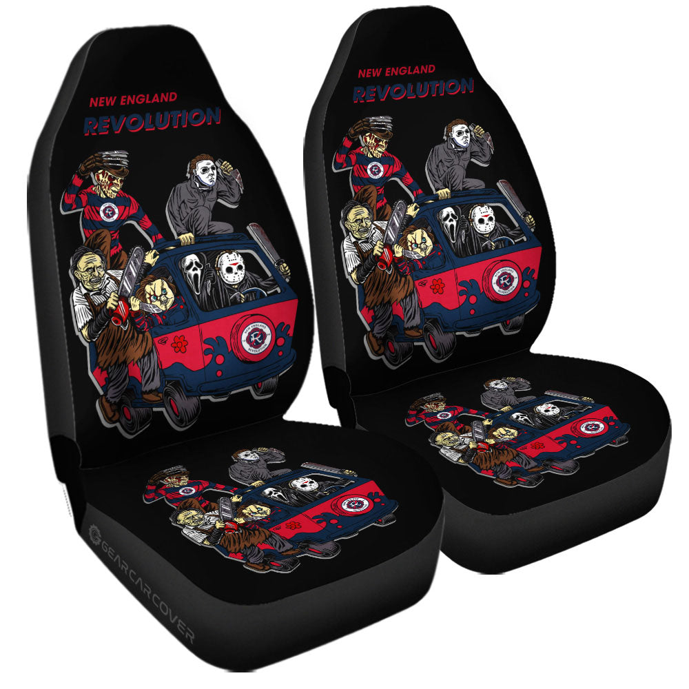 New England Revolution Car Seat Covers Custom Car Accessories - Gearcarcover - 3