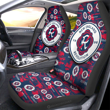 New England Revolution Car Seat Covers Custom Car Accessories - Gearcarcover - 1