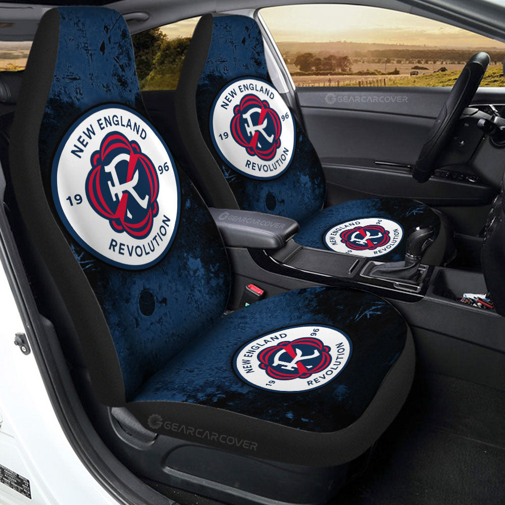 New England Revolution Car Seat Covers Custom Car Accessories - Gearcarcover - 2