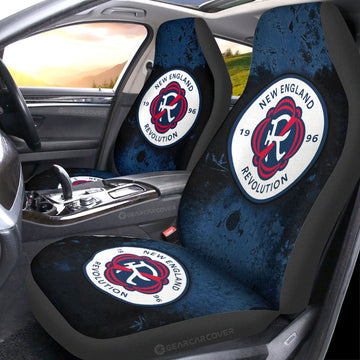 New England Revolution Car Seat Covers Custom Car Accessories - Gearcarcover - 1