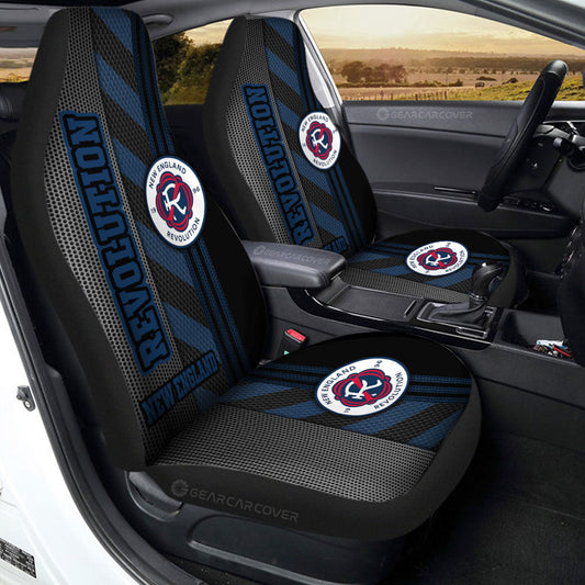 New England Revolution Car Seat Covers Custom Car Accessories - Gearcarcover - 2