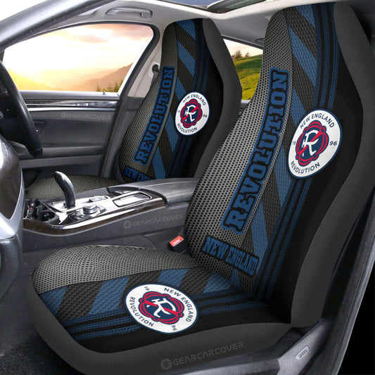 New England Revolution Car Seat Covers Custom Car Accessories - Gearcarcover - 1