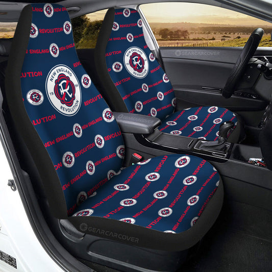 New England Revolution Car Seat Covers Sporty Team Collection - Gearcarcover - 2