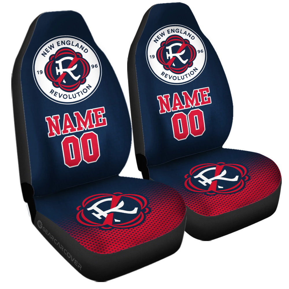 New England Revolution Car Seat Covers Sporty Team Collection - Gearcarcover - 3