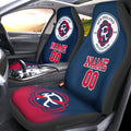 New England Revolution Car Seat Covers Sporty Team Collection - Gearcarcover - 1