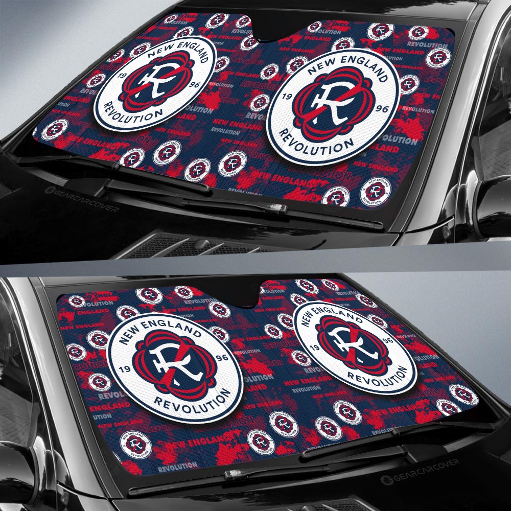 New England Revolution Car Sunshade Custom Car Accessories - Gearcarcover - 2