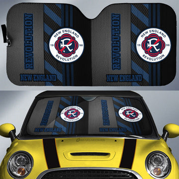 New England Revolution Car Sunshade Custom Car Accessories - Gearcarcover - 1