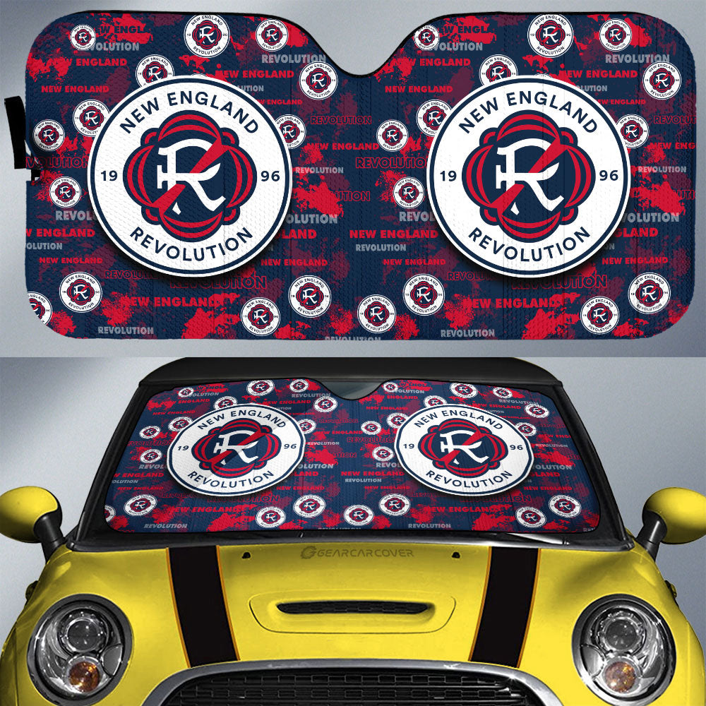 New England Revolution Car Sunshade Custom Car Accessories - Gearcarcover - 1