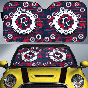 New England Revolution Car Sunshade Custom Car Accessories - Gearcarcover - 1