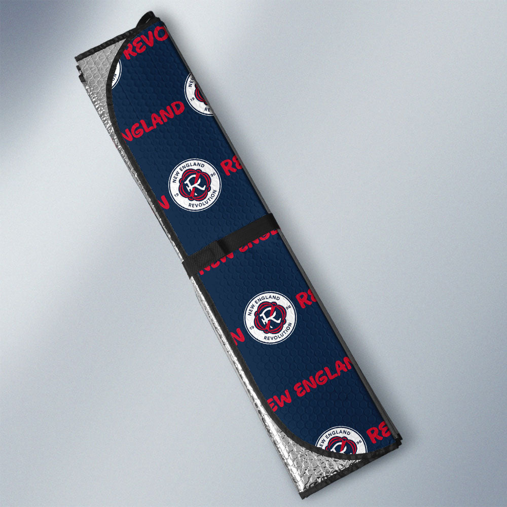 New England Revolution Car Sunshade Sporty Team Collection - Gearcarcover - 3
