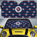 New England Revolution Car Sunshade Sporty Team Collection - Gearcarcover - 1