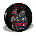 New England Revolution Spare Tire Covers Horror Characters Car Accessories - Gearcarcover - 3
