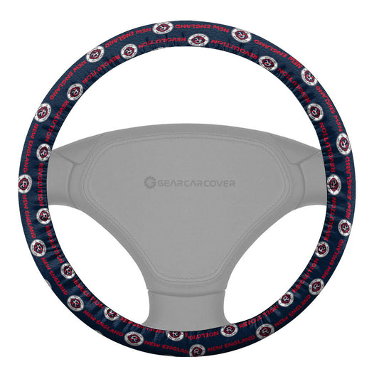 New England Revolution Steering Wheel Cover Sporty Team Collection - Gearcarcover - 2