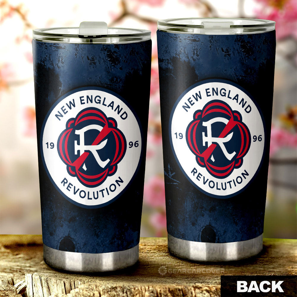 New England Revolution Tumbler Cup Custom Car Accessories - Gearcarcover - 2
